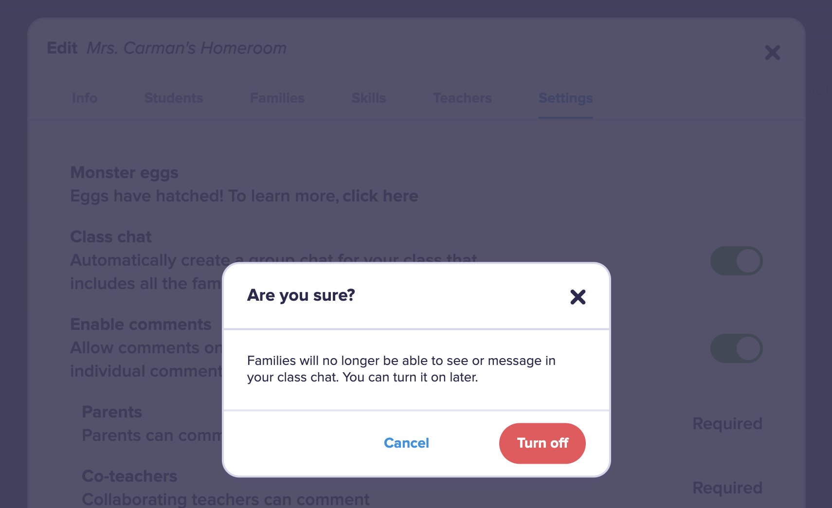 How to Create a Class Chat for Families in your Class – ClassDojo Helpdesk