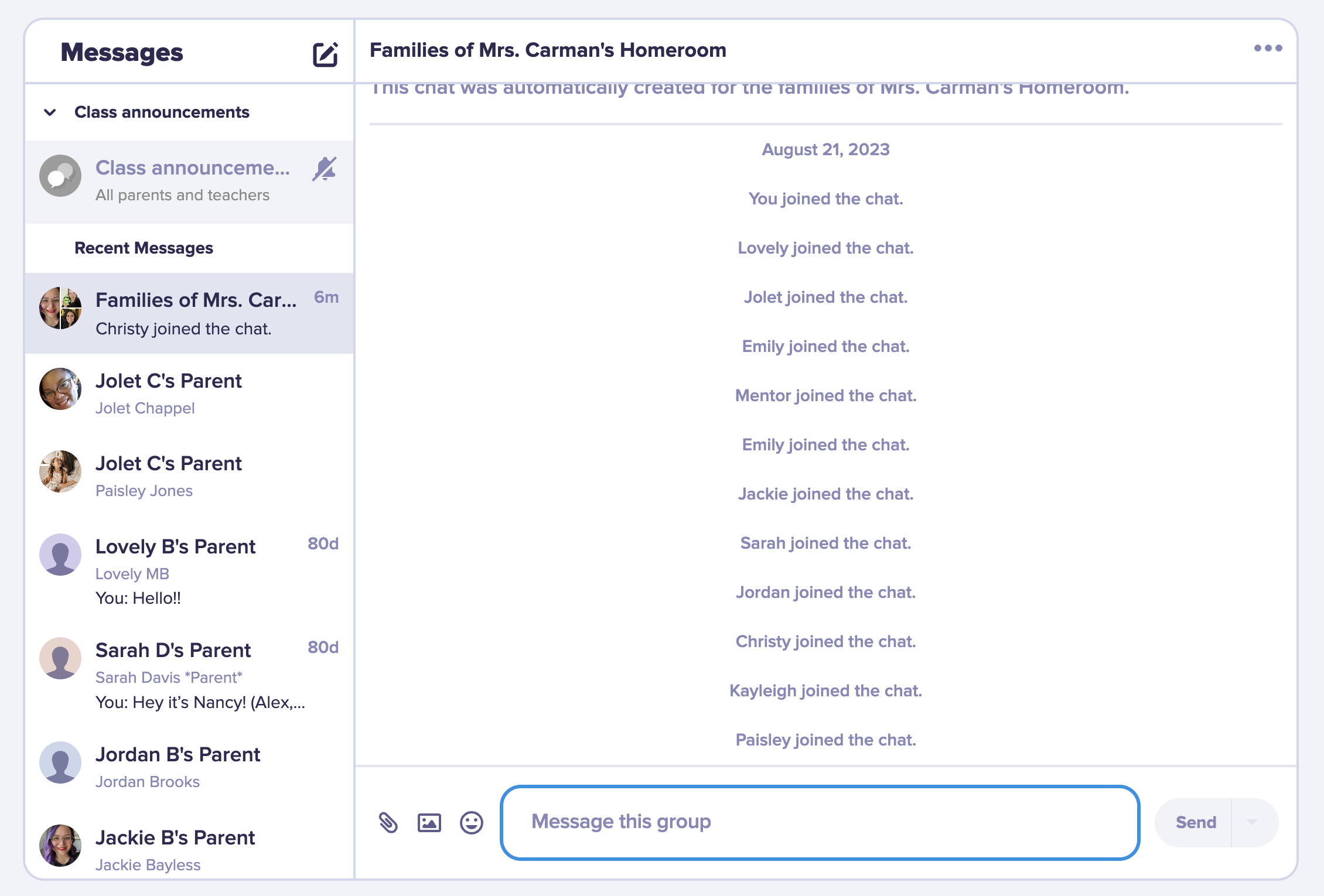How to Create a Class Chat for Families in your Class – ClassDojo Helpdesk