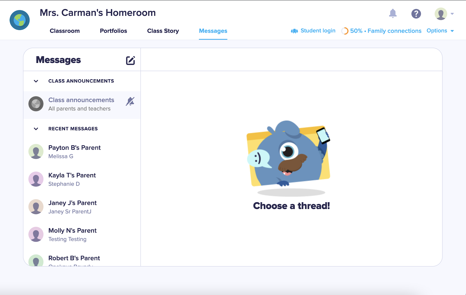 How to Create a Class Chat for Families in your Class – ClassDojo Helpdesk